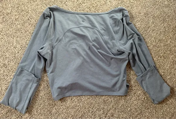 Lululemon Cropped Henley Long Sleeve - Image 2