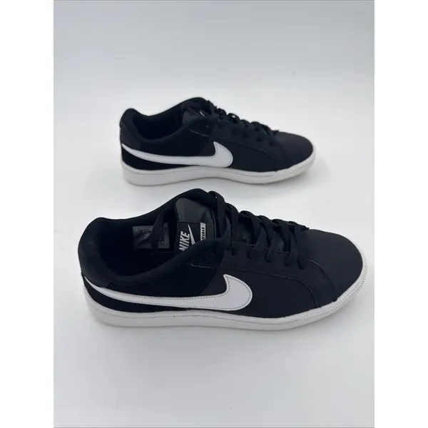 Nike Court Royale Black & White Leather Size 8.5 - Image 2