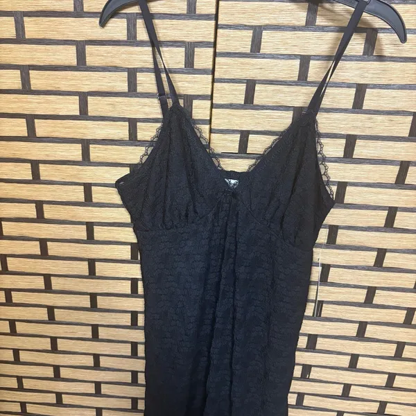 No Boundaries Black Lace Maxi Dress Size‎ Small - Image 4