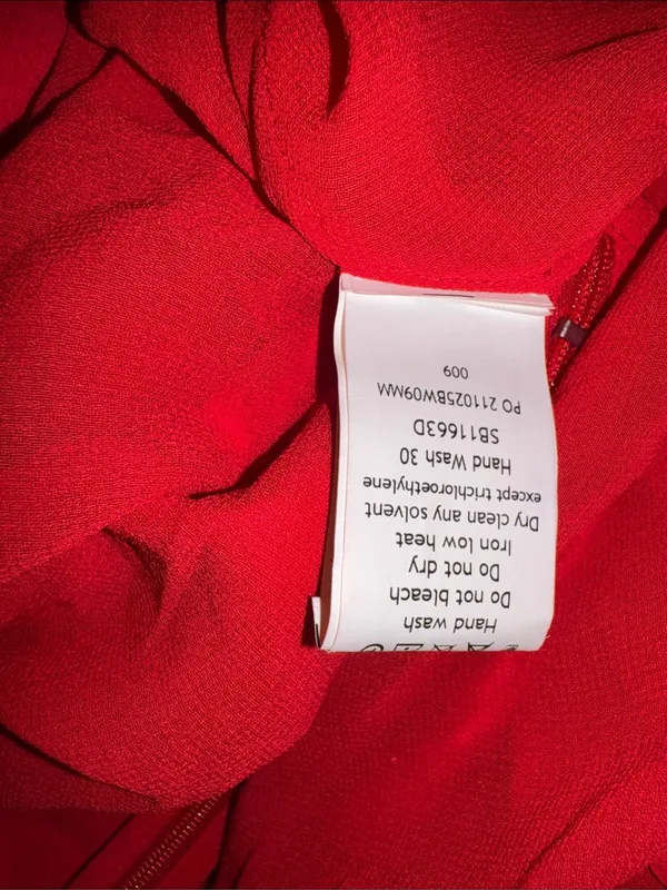 NEW House of CB Anastelle Bead Embellished Satin Mermaid red Gown Sz L+ XL - Image 11