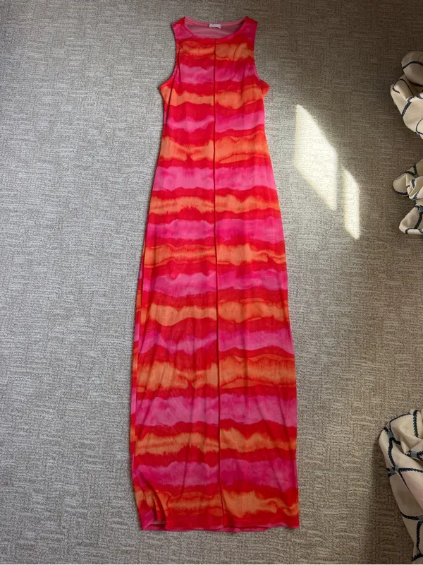 Le Lis Women's Maxi Dress in Pink, Orange - Image 2