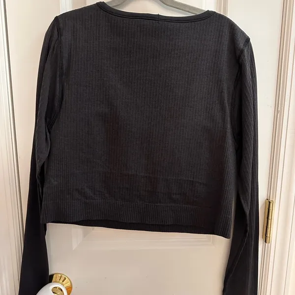 Lululemon ebb to Street cropped long sleeve - Image 2