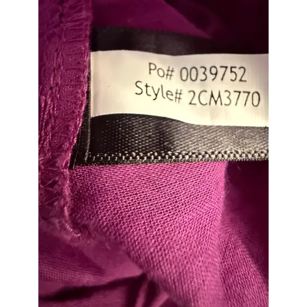 Boston Proper Metallic Lace Detail Off The Shoulder Shift Dress Women’s M Purple - Image 12