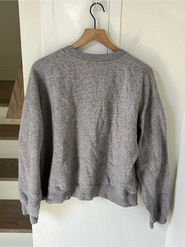 Ralph Lauren Women's Polo Bear Fleece Crewneck Sweatshirt in Gray - Image 5