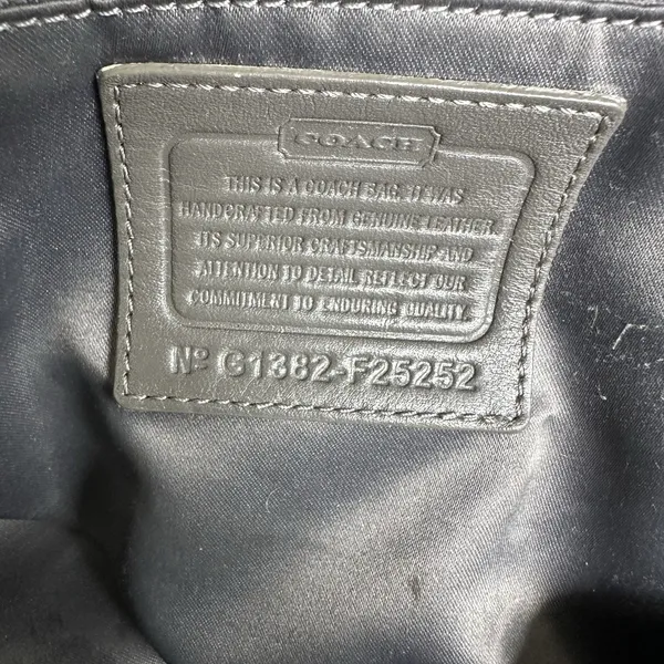 Coach Taylor‎ Gathered Leather Alexis Carryall Tote F25252 Grey Shoulder Handbag - Image 9