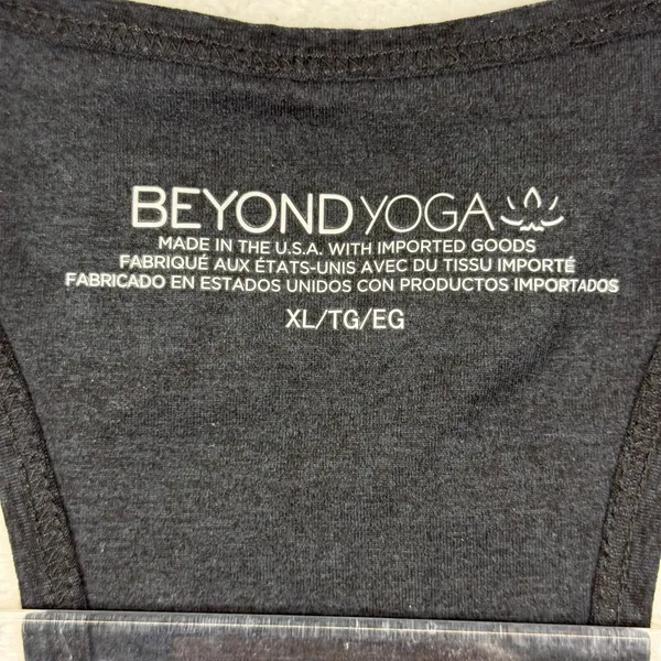 Beyond Yoga Space Dye V-Neck Racerback Sports Bra Dark Knight SD8002 XL NWT - Image 2