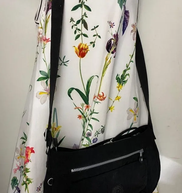 Kipling Black Nylon Mini Crossbody Bag - Image 5