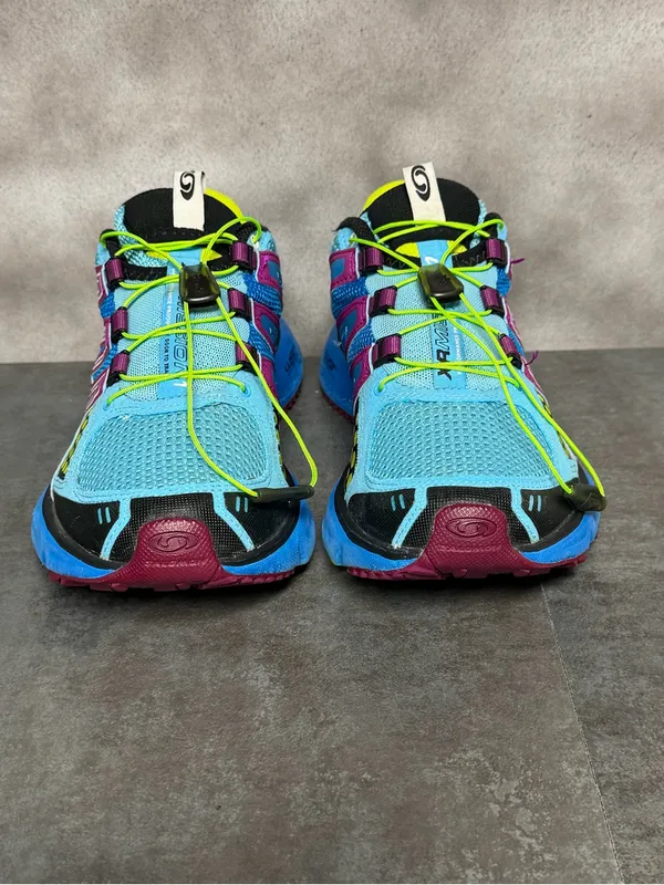 Salomon XR Mission 1 Women's Blue Trail Running Shoes w/Quicklace Size 8.5 - Image 4