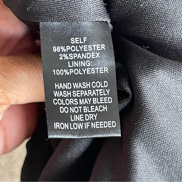 LULU'S | Black Scalloped Endlessly Endearing Mini Dress Sz XS - Image 10