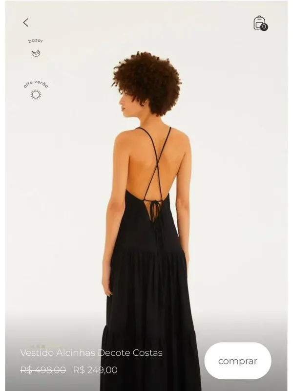 NWOT Farm Rio Linen Blend Black Sleeveless Layer Tiered Maxi Dress Size S - Image 4
