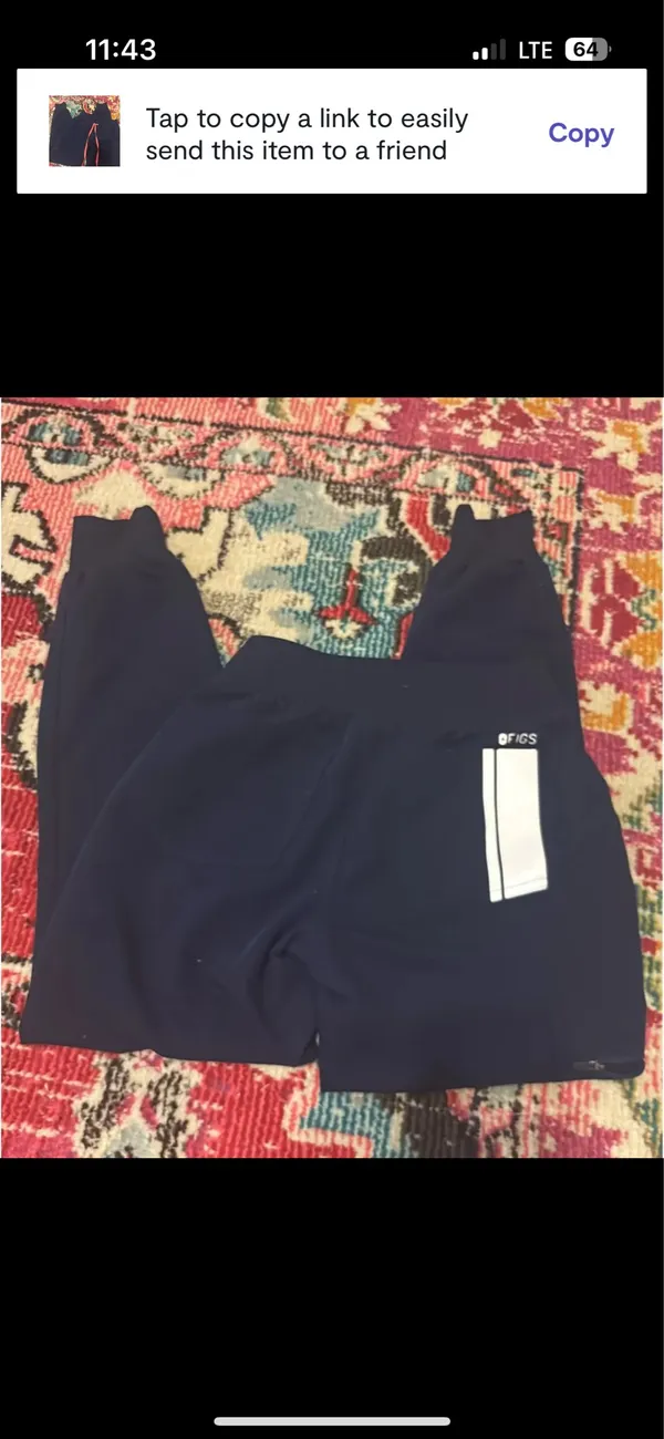 figs navy scrub pants - Image 2
