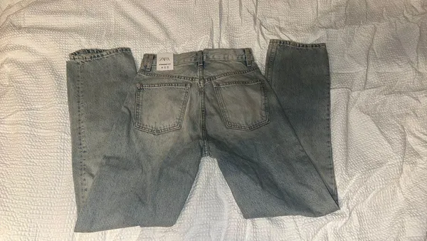 High Rise Straight Leg Jeans - Image 4