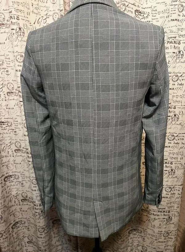 Bershka 70- NWT  Plaid Blazer XS - Image 5