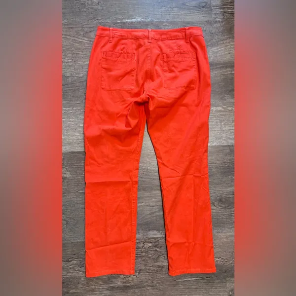 Cabi Orange Straight Leg Pants - Image 6