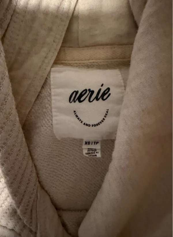 Aerie Waffle Knit Hoodie - Image 3
