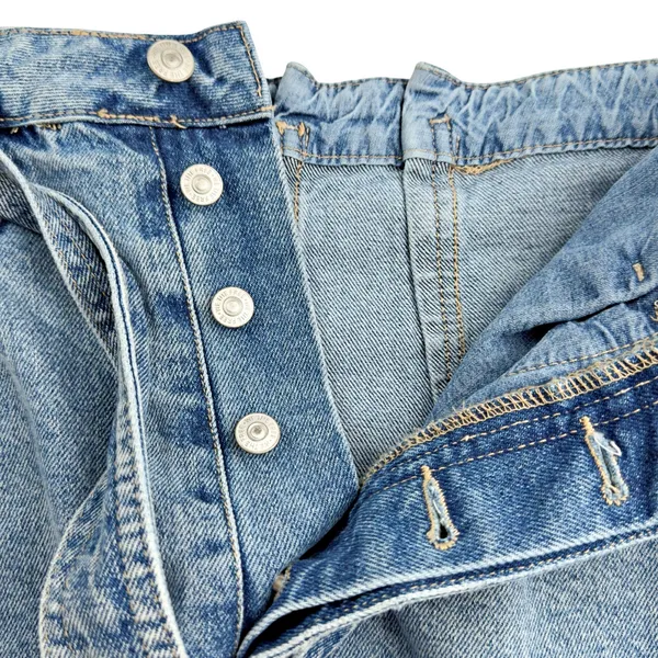 Free People We The Free East of Eden Belted Jean Mini Denim Skirt Distressed 28 - Image 6