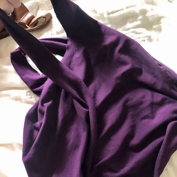 Chakra Open Back Top Purple Size M - Image 6