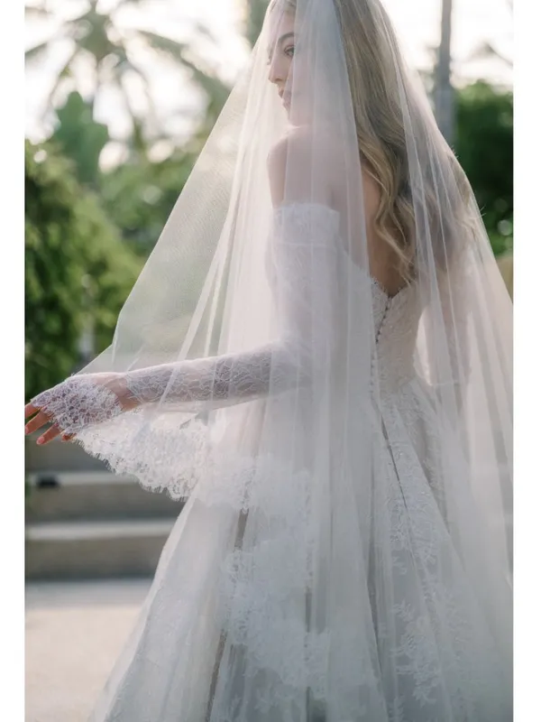 Wtoo Watters Anthropologie Pendant Wedding Ball Gown Ivory-Blush Size US 4 NWT - Image 12