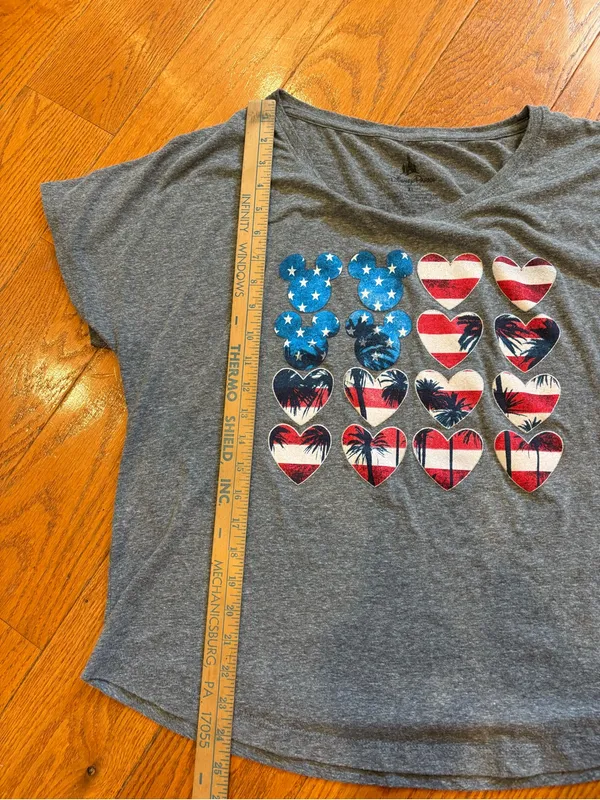 Disney Parks Patriotic Mickey Graphic Tee XL | Americana USA 4th of July Shirt - Image 4
