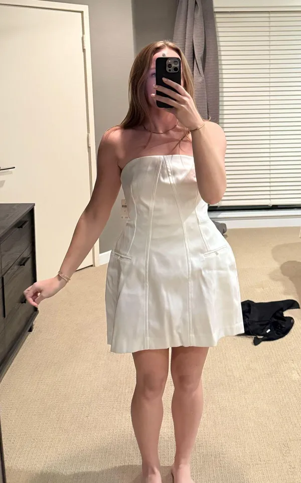 Anthropologie White Dress - Image 2