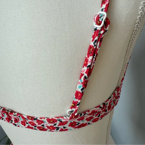 J. Crew Floral Print Bikini High Waist‎ Bottoms & Ruffle on Top Bottom-XS Top-M - Image 6