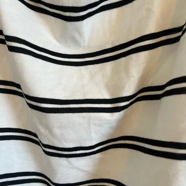 Sexy backless mini striped dress White Size L - Image 3