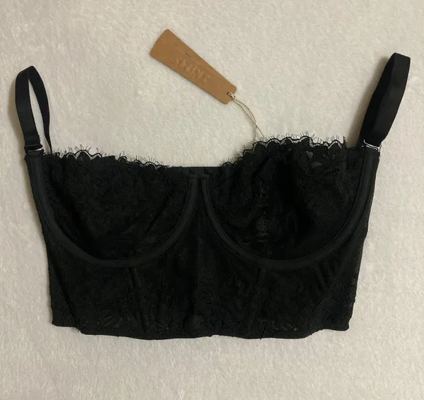 SKIMS Femme Lace Balconette Corset M - Image 3