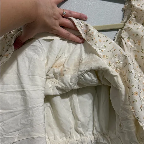 Altar’d State Puff Sleeve Floral Baby Doll Blouse Size Small - Image 6