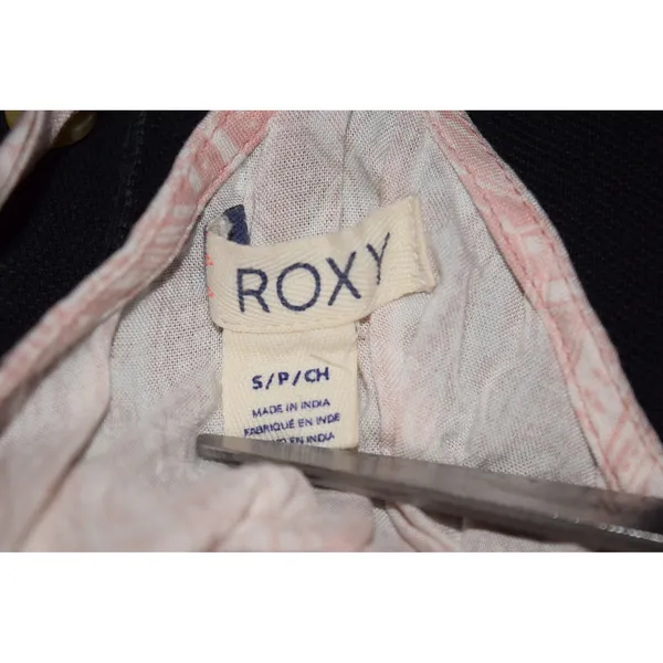 Roxy Maxi Dress Womens Small Pink Good T-Back Boho Tribal Print Button Front - Image 6