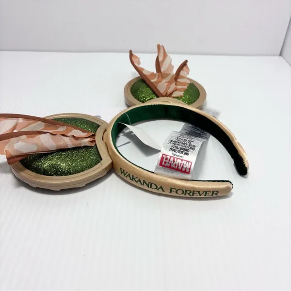 Disney Parks Wakanda Forever Mickey Ears Headband Black‎ Panther Limited Release - Image 4