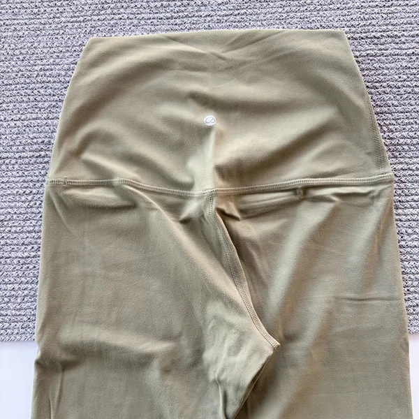 CRZ Yoga Light Spring Green High Rise Leggings 25” Inseam Size Small - Image 3