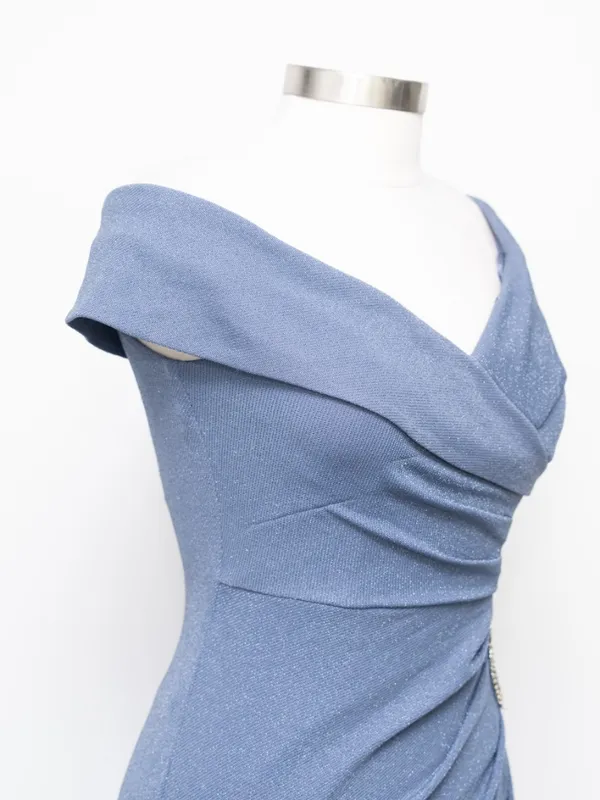 Alex Evenings -‎ Off-the-Shoulder Beaded Gown - Image 12