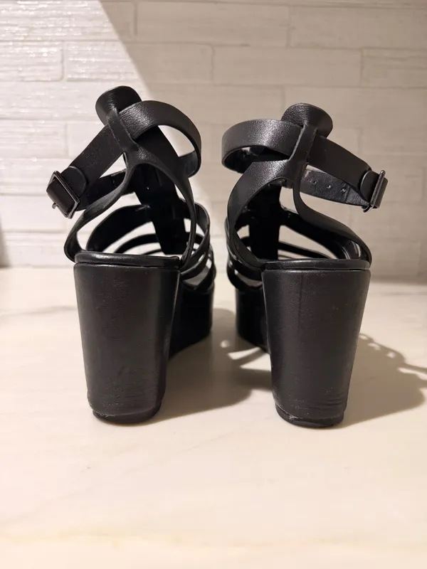Platform Sandals Euro Summer 90s Grunge Renaissance Festival Cottage Indie Boho - Image 3