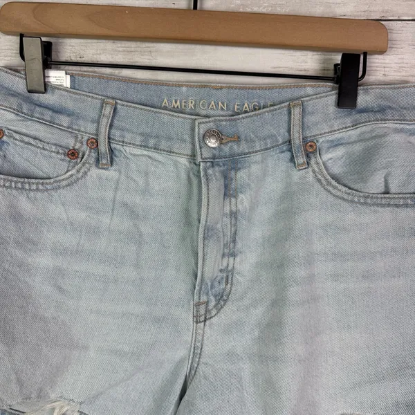 American Eagle Relaxed Fit Denim Shorts Size 10 Strigid - Image 2