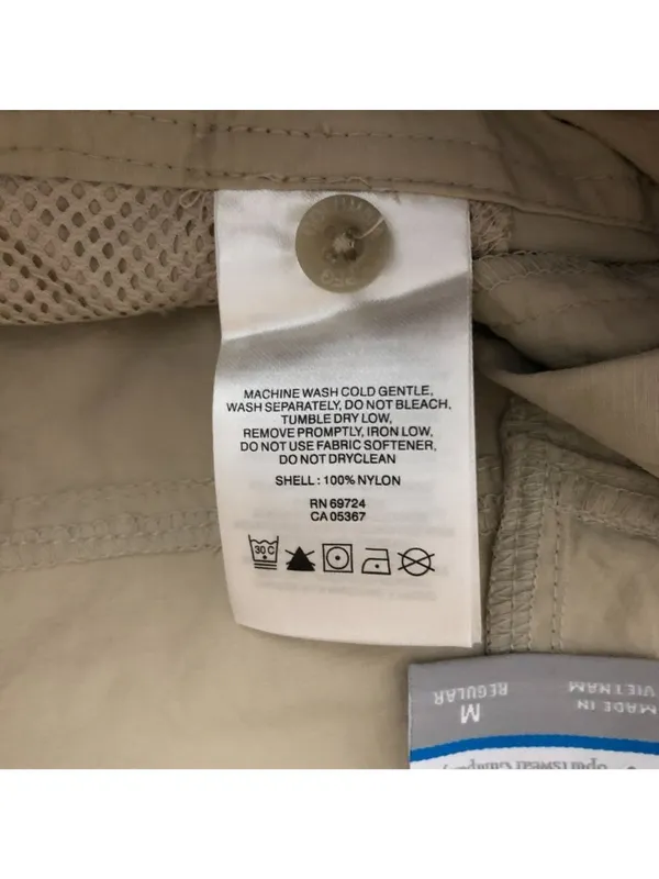 Columbia Women's Aruba Convertible Pants Nylon Beige M Lightweight Hiking - Image 4
