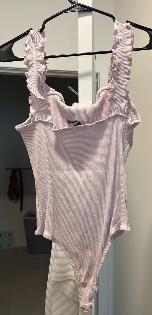 Alya Lavender Ruffle Bodysuit - Image 2