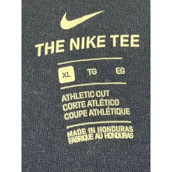 Nike 00 Star Graphic Athletic Cut Cotton T-Shirt Women‎ XL Navy Orange Workout - Image 5