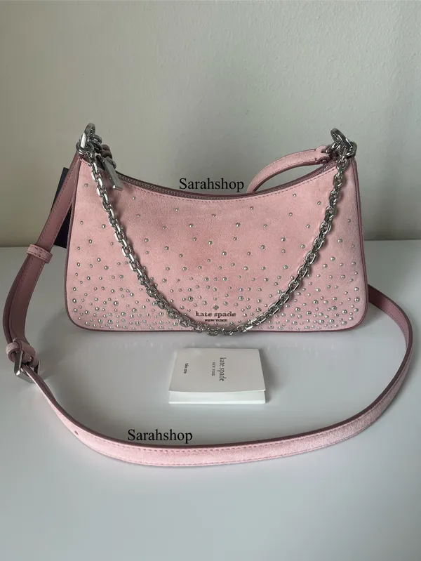 Kate Spade Margot Studded Suede Shoulder Bag - Image 2