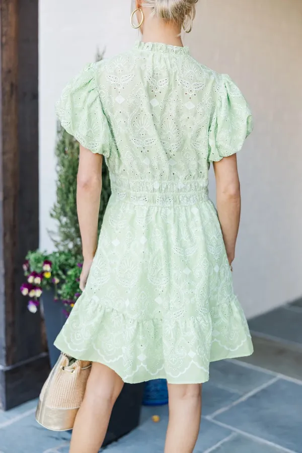Boutique Green Dress - Image 4
