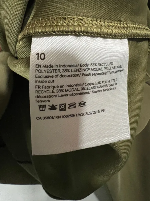 Lululemon Softstreme Perfectly Oversized Crop Crewneck Sweatshirt Bronze Green - Image 5