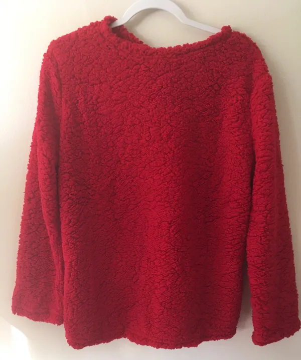 Red Sweater/Cardigan, XXL - Image 2