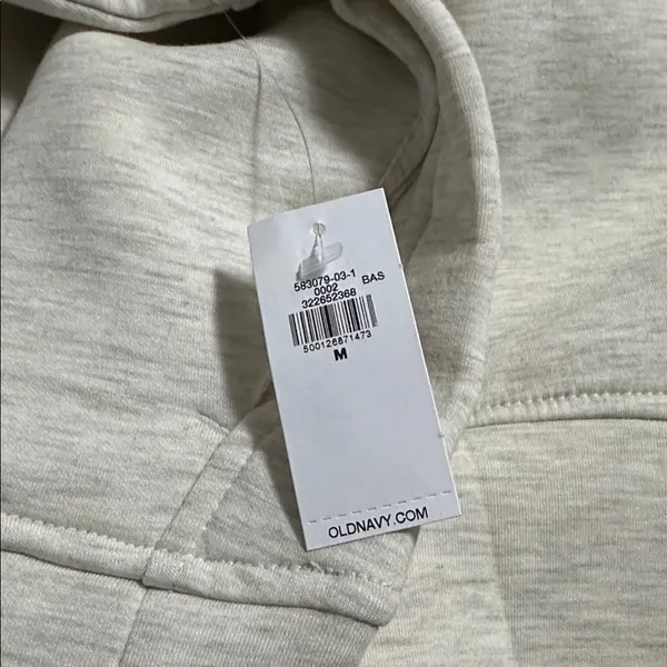 Old Navy Active Bounce Fleece Heathered Quarter Zip Pullover Sweatshirt Medium - Image 4