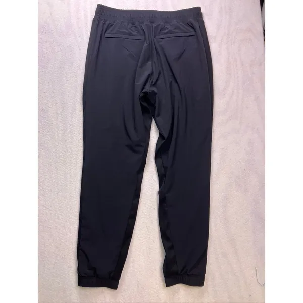 Athleta Brooklyn Lined Jogger Women 8 Black‎ Ribbed Trim Stretch Pants - Image 10