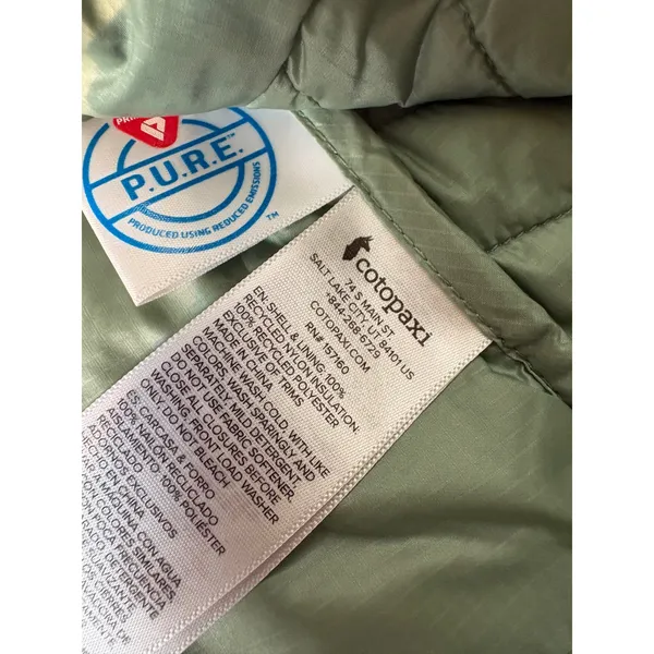 Cotopaxi Womens Capa Insulated Hooded Jacket Drizzle/ Aspen Size 4X - Image 10