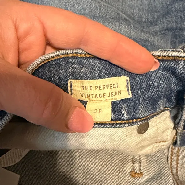 Madewell The Perfect Vintage Full Length Jeans in Sanderson Wash Size 28‎ - Image 6