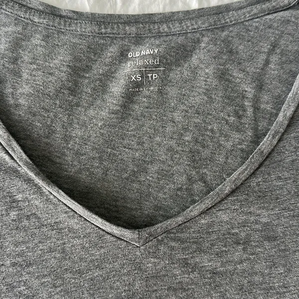 Old Navy‎ Grey Relaxed Long Sleeve Top Sz XS - Image 2