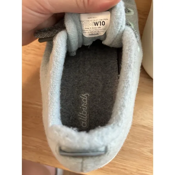 Allbirds wool runner mizzles Shoes W10 Green Tennis Sneakers casual granola - Image 7