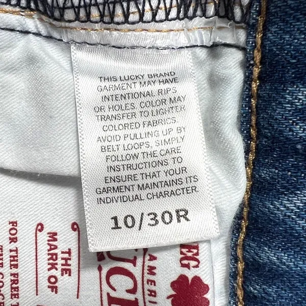 Lucky Brand Y2K Easy Rider Mid Rise Bootcut Jeans 10/30 Embroidered Boho Vibes - Image 10