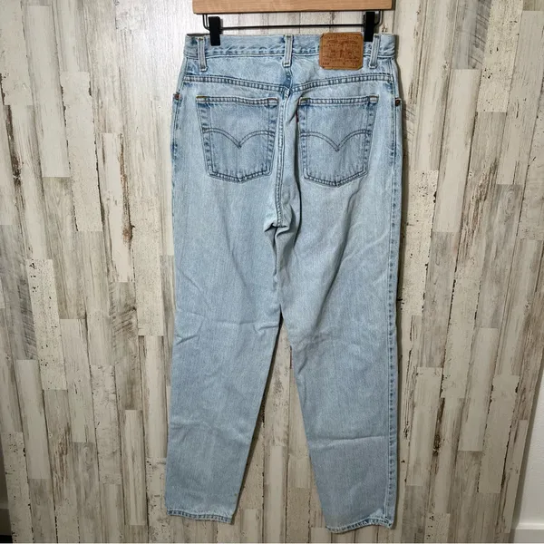 Vintage 90s Levis 550 High Rise Tapered‎ Leg Relaxed Fit Cotton Womens Size 12 - Image 5