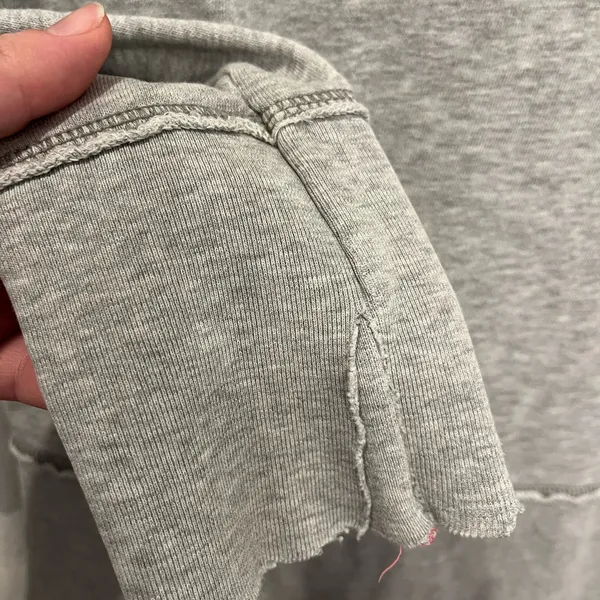 American Eagle Outfitters Gray and Pink Hoodie - Image 8